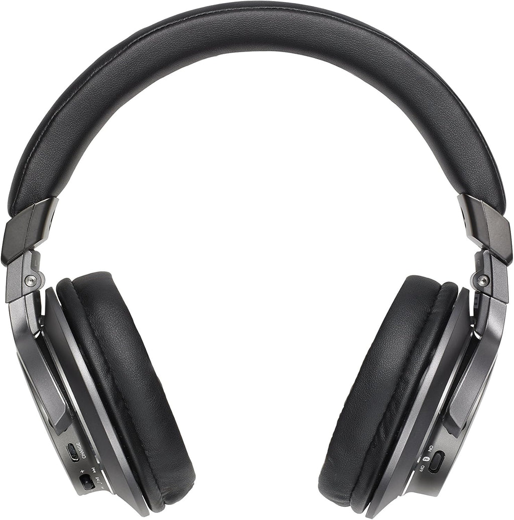 Black Bluetooth Wireless Over-Ear Headphones with Mic V18560