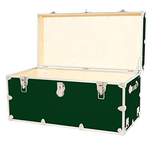 Purple Leather Embossed Vinyl Trunk with Removable Wheels 36"x18"x18" B36989