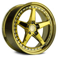 Gold Vacuum with Chrome Rivets I82142