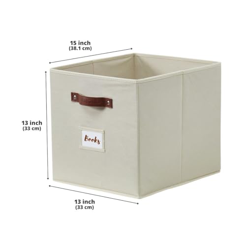 11" 6pcs Texture Grey Fabric Storage Bins M527