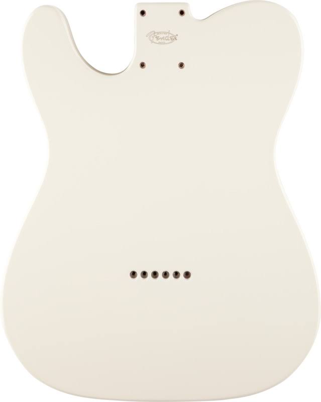 White Alder Telecaster Body with Bridge Mount J184