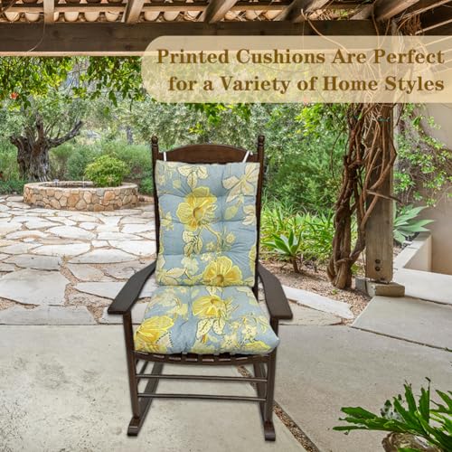 Rocking Chair Cushion Set with Ties S7693