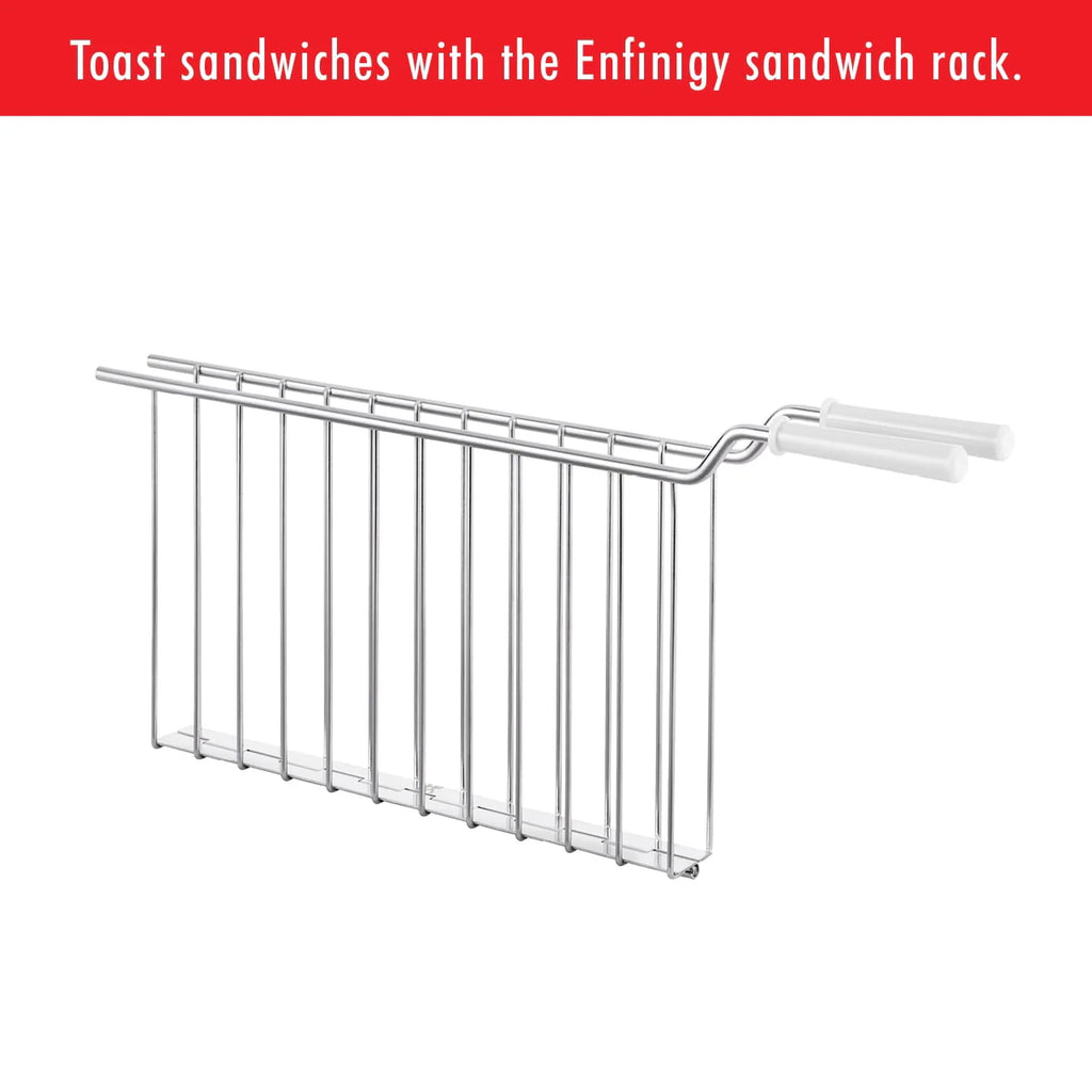 Silver 4-Slice Long Slot Toaster P165474