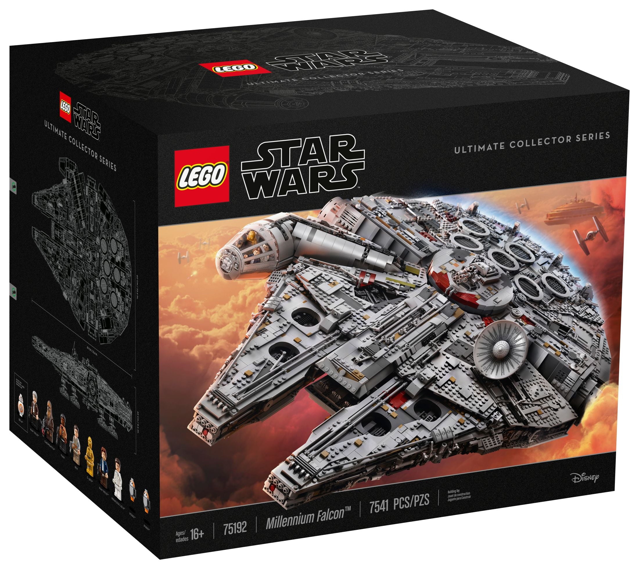 Ultimate Millennium Falcon Building Set and Starship Model Kit E15443