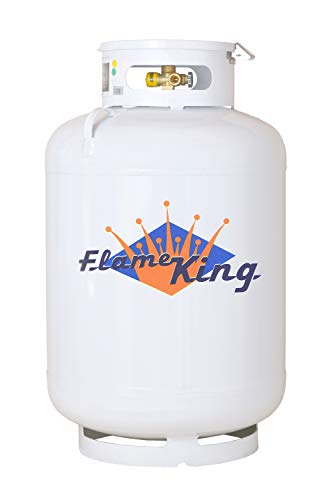 White 200 Pound ASME Propane Tank E852003