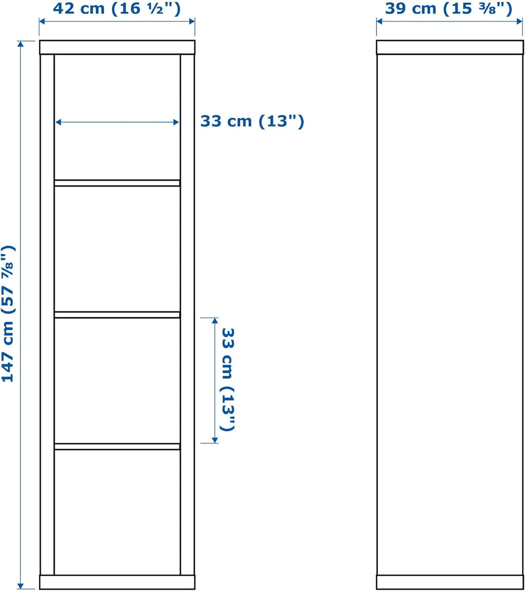 Black Brown Bookcase Shelving Unit S971