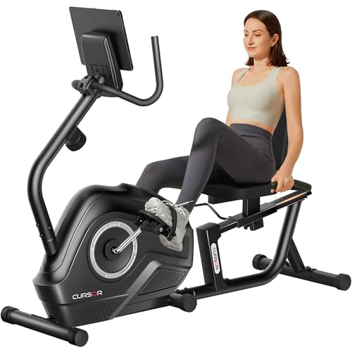 Recumbent Exercise Bike with Adjustable Seat and 16-Level Magnetic Resistance V5307