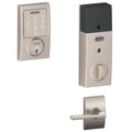Satin Nickel Smart Deadbolt with Passage Lever G73784