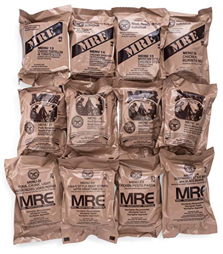 Variety Pack of 12 Freeze Dried MRE Kit F9467