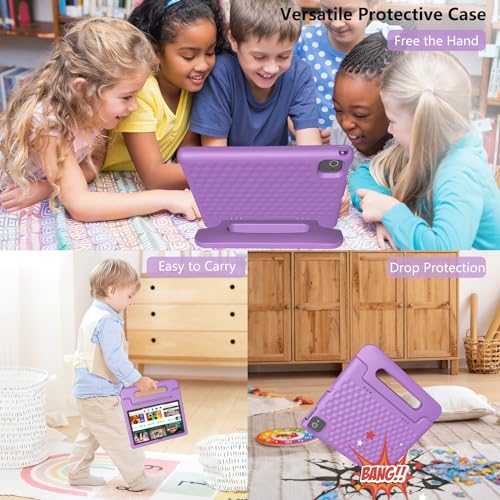 Green Kids Tablet 10 inch Android 13 4GB+64GB 1TB Expand HD Touchscreen WiFi Bluetooth Protective Case N971