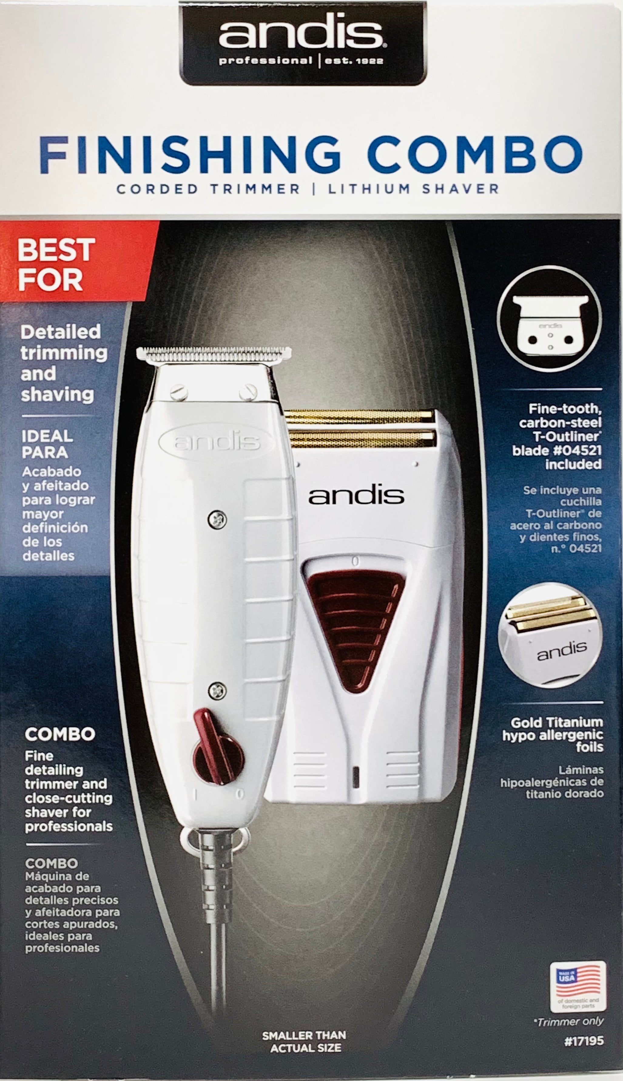 T-Outliner Trimmer & Pro-Foil Lithium Shaver W369