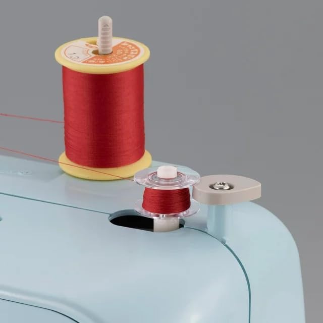 17-Stitch Portable Full-Size Sewing Machine, White R55034