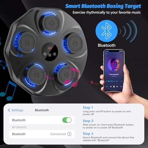 Large Size Wall Mounted Electronic Boxing Target with Boxing Gloves F636