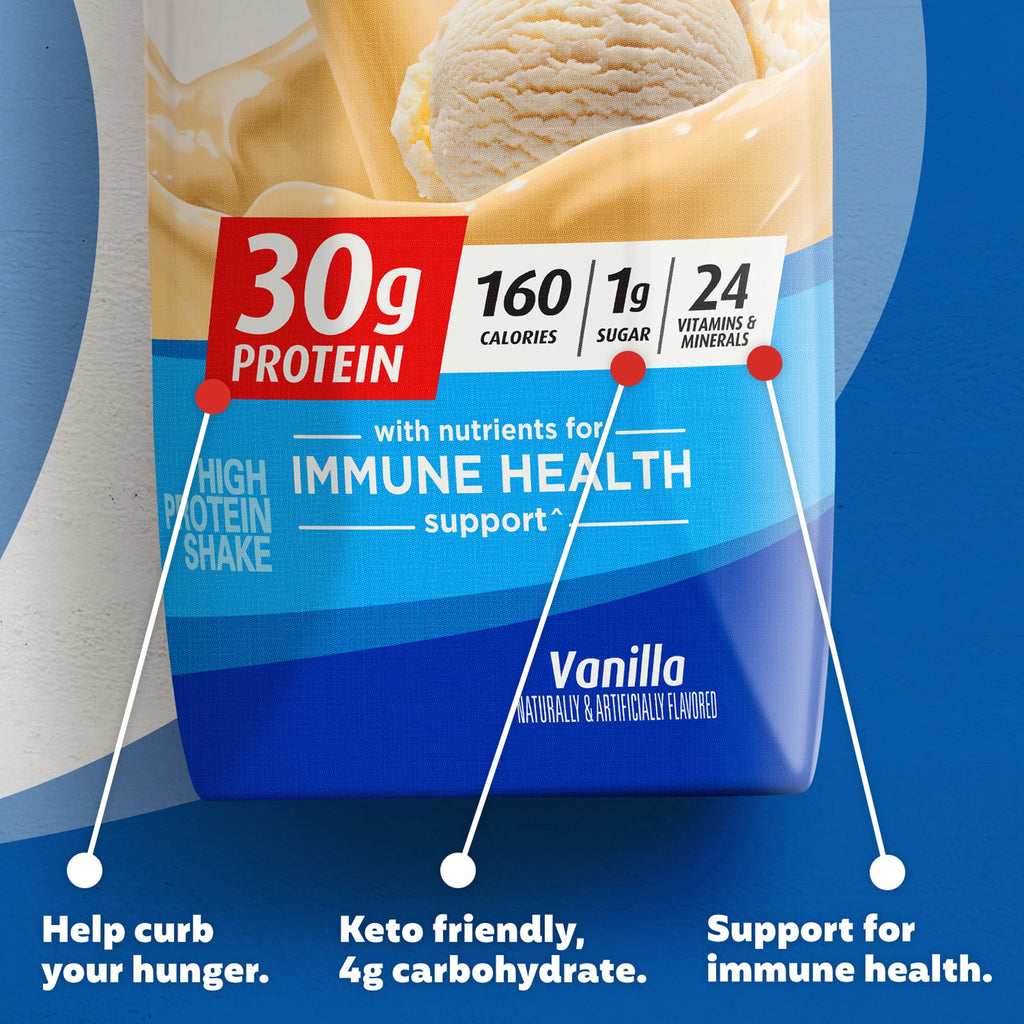 Café Latte 30g Protein 11 fl oz 12 Ct Protein Shake C7022