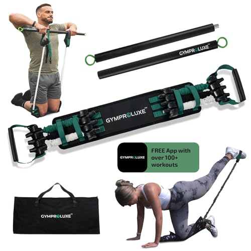 200LBS Resistance Band Set with Pilates Bar U878642