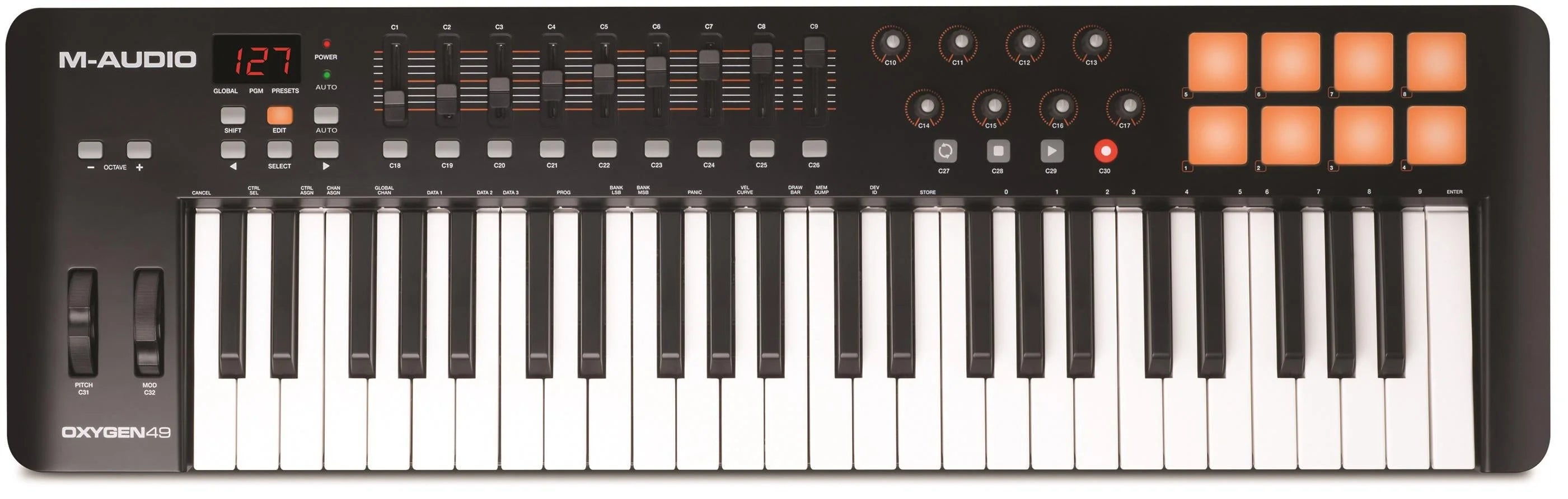 49-Key USB MIDI Keyboard Controller R351457