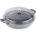 Cast Iron 3.5-qt Braiser with Glass Lid Graphite Grey K165693