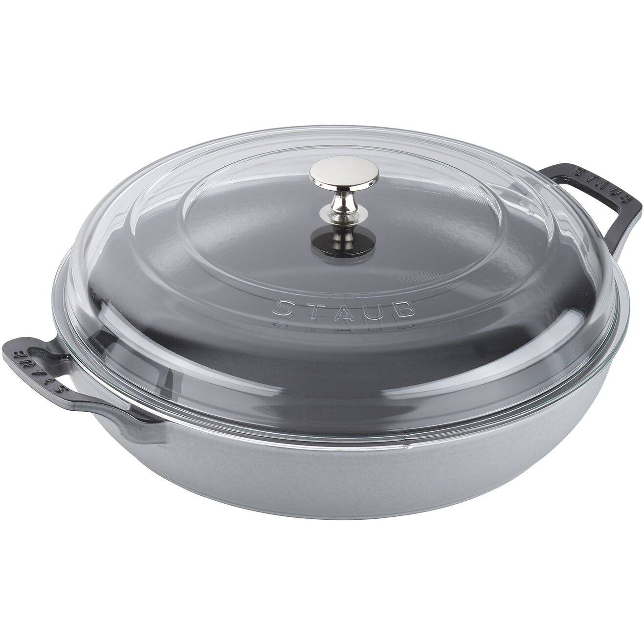 Cast Iron 3.5-qt Braiser with Glass Lid Graphite Grey K165693