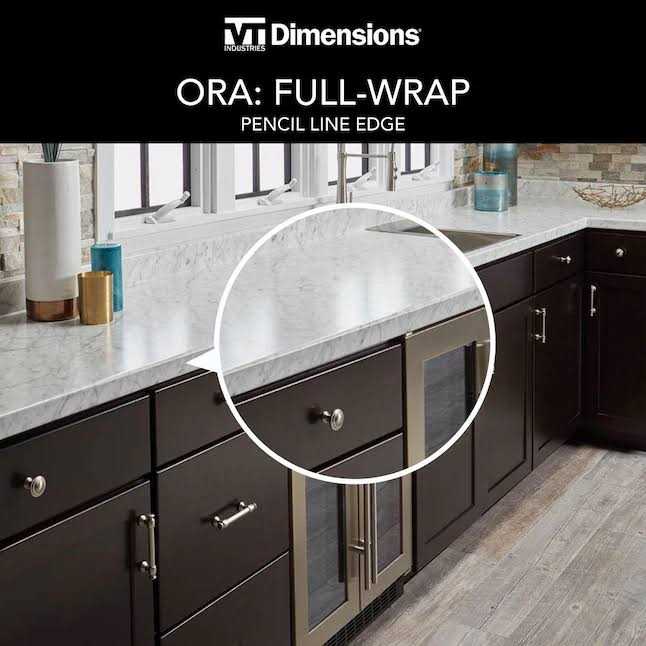 25.25-in x 3.75-in Straight Laminate Countertop with Integrated Backsplash F161102