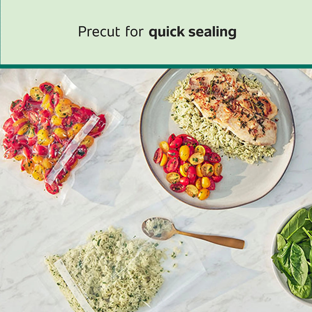 1 Quart Precut Vacuum Sealer Bags (44 Count) U4440