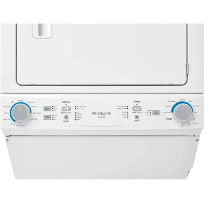 White Electric 4.5 Cu. Ft. Washer and 5.5 Cu. Ft. Dryer Laundry Centre I51488