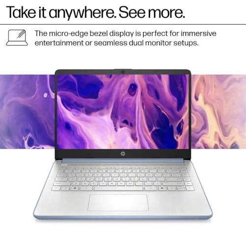 14 Ultrabook Intel 4-Core N150 32GB RAM 1.6TB Storage Wi-Fi 6 12 Hr Battery Lavender Win 11 N9656