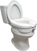 White 5 Inch Raised Toilet Seat X6253