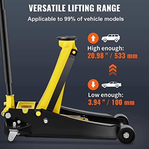 4 Ton Low Profile Steel Floor Jack H92091