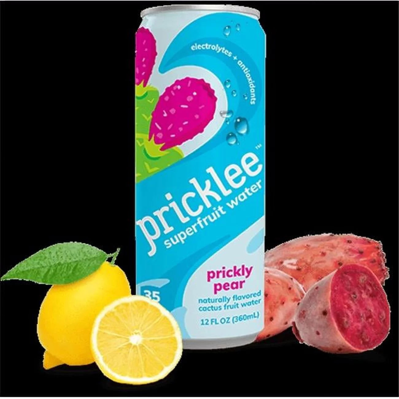 Prickly Pear Cactus Water 12 Fl Oz (Pack of 12) D6127