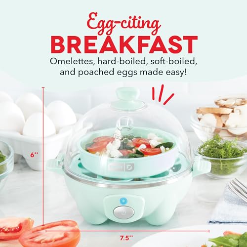 6 Egg Capacity Electric Egg Cooker Black S648