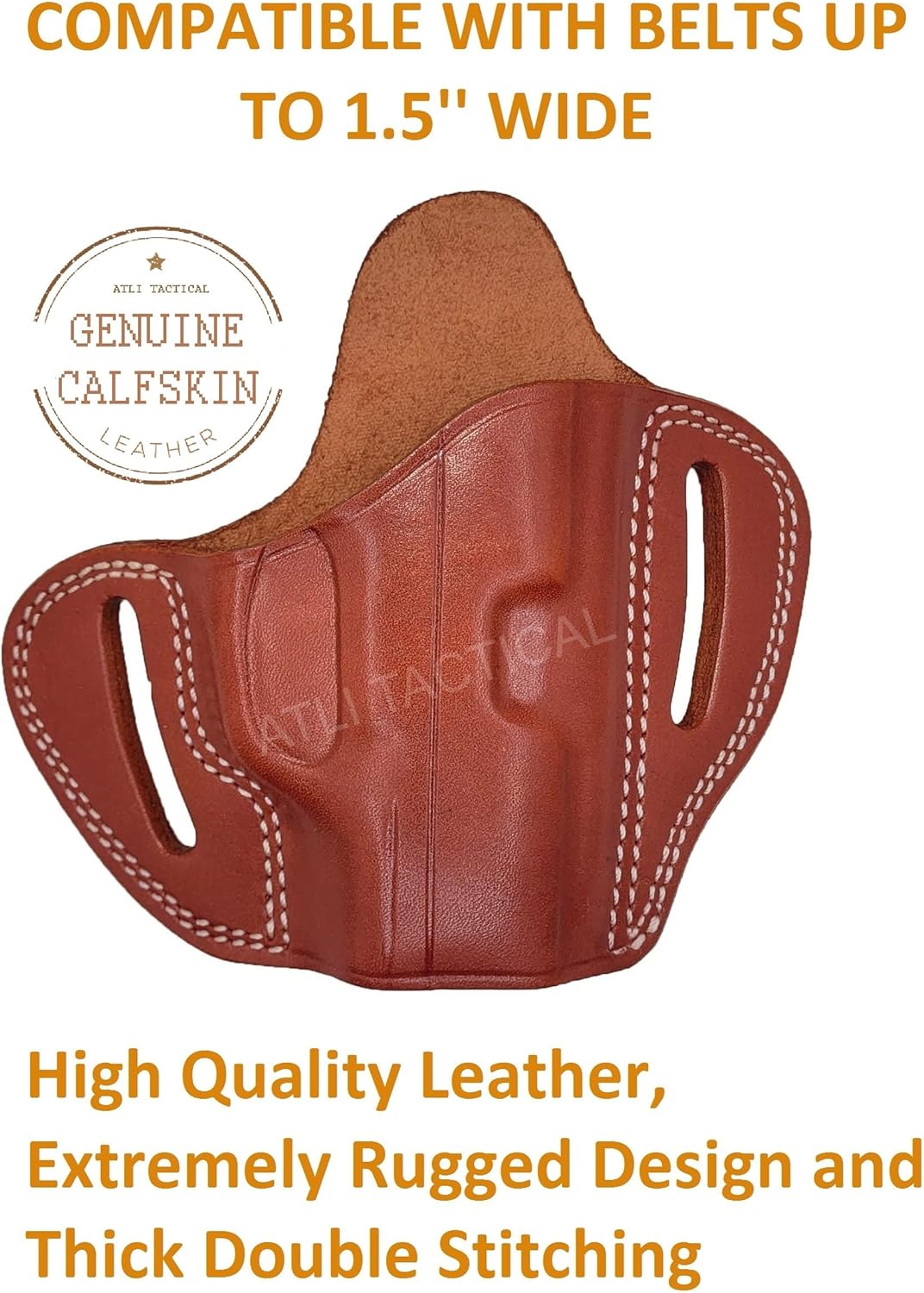 Leather OWB Pancake Holster P8062