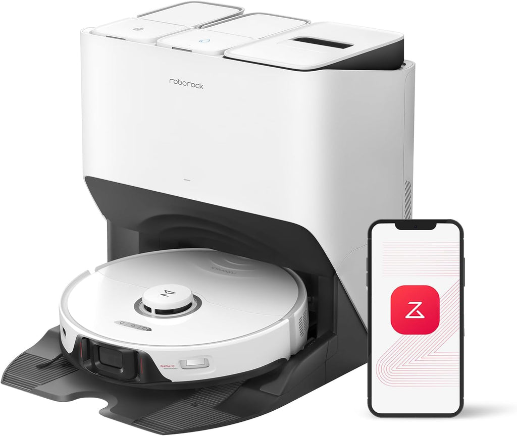White Robot Vacuum and Mop V63159