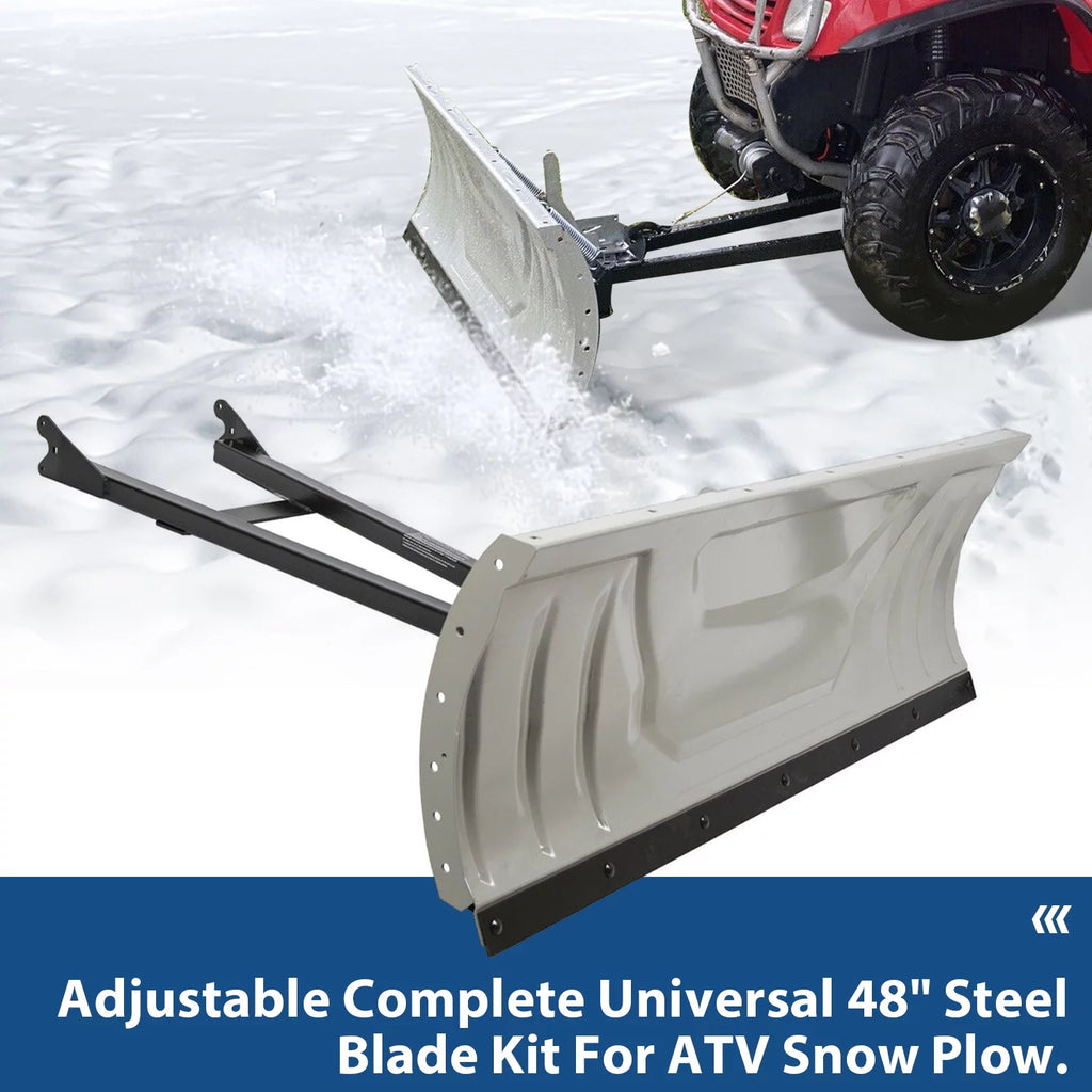 48" Adjustable Steel Snow Plow Blade for ATV G889