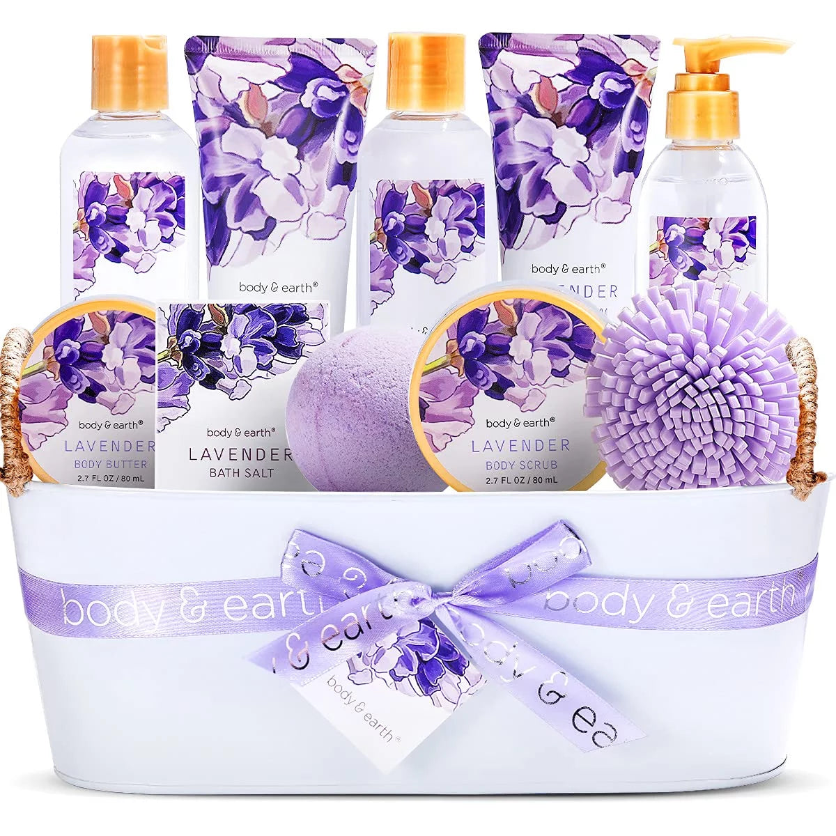 11 Pcs Lavender Bath Gift Sets W31194