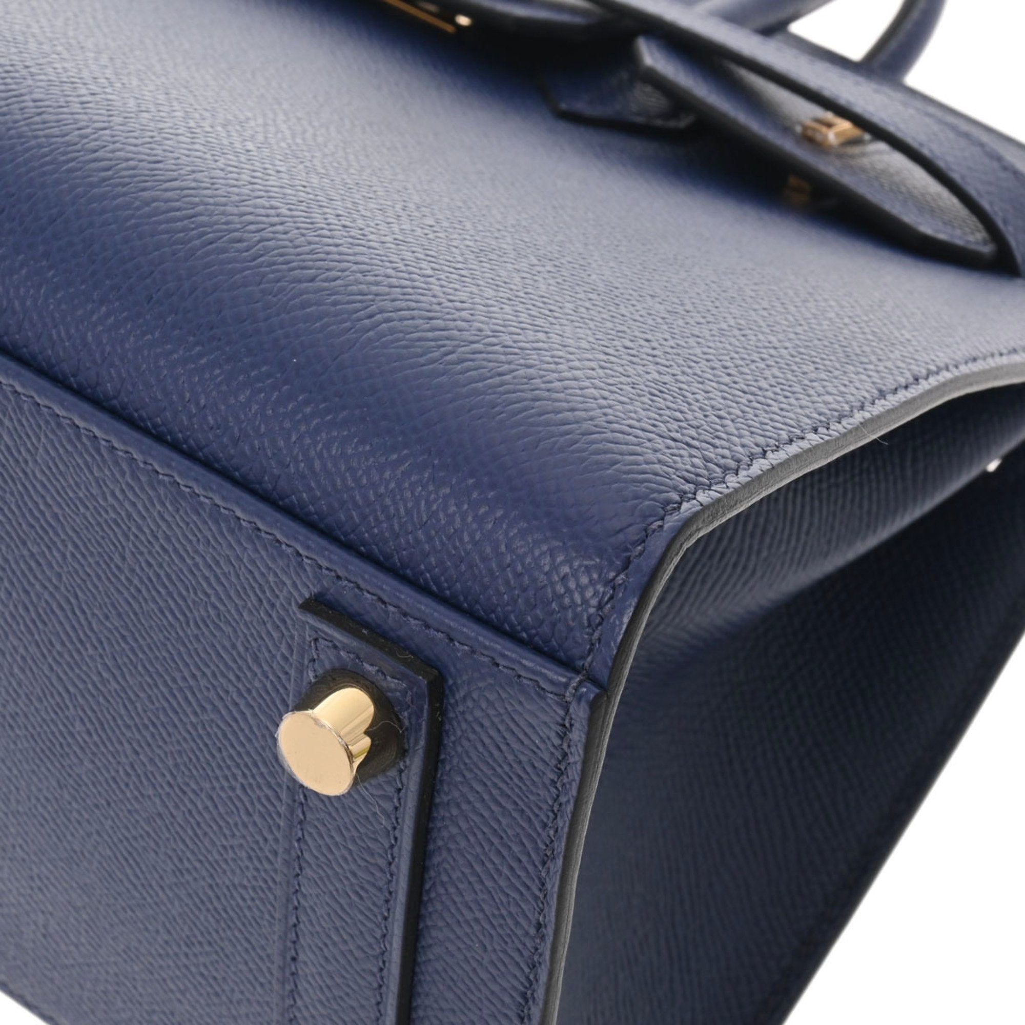 Blue Saphir Birkin 25 Handbag L878