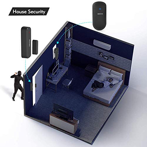 Door Chime with 500ft Operating Range 52 Chime Adjustable Volume Mute Mode LED Indicators N197719