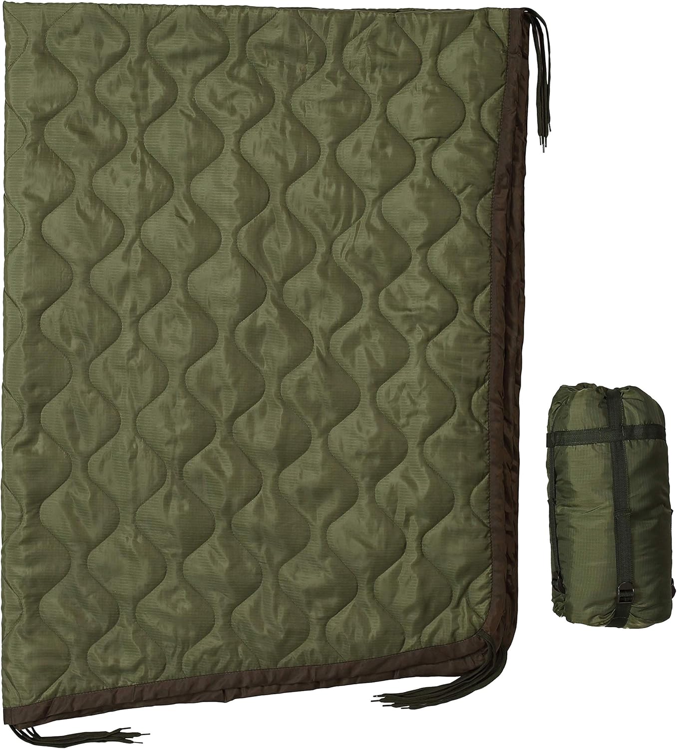 Military Thermal Insulated Camping Blanket Poncho Liner G5344