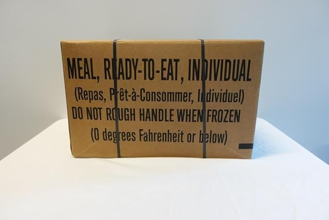 12 MRE Pack Full Meal Military MRE with Heater I92506