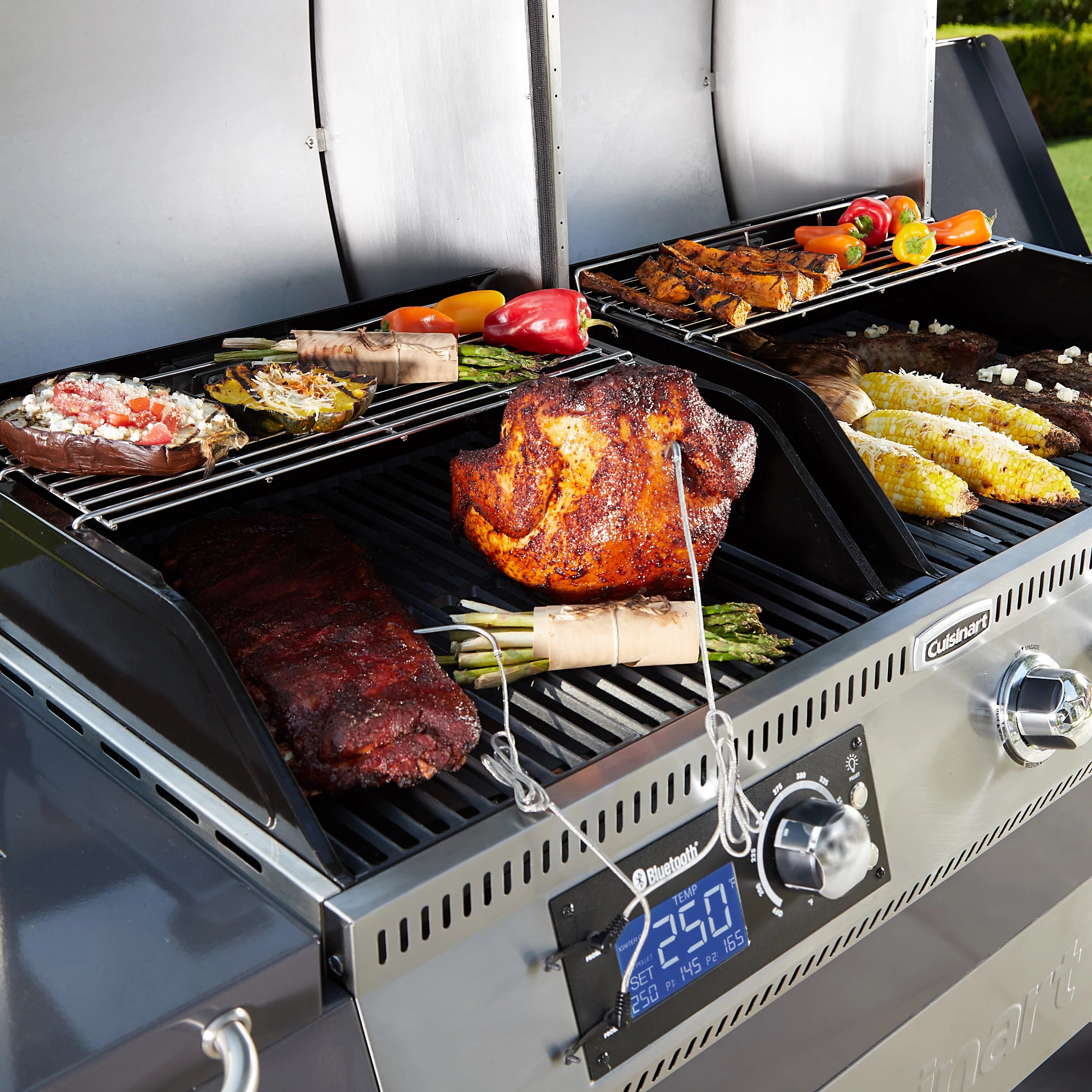 Dual Function Pellet and Propane Gas Grill S640468