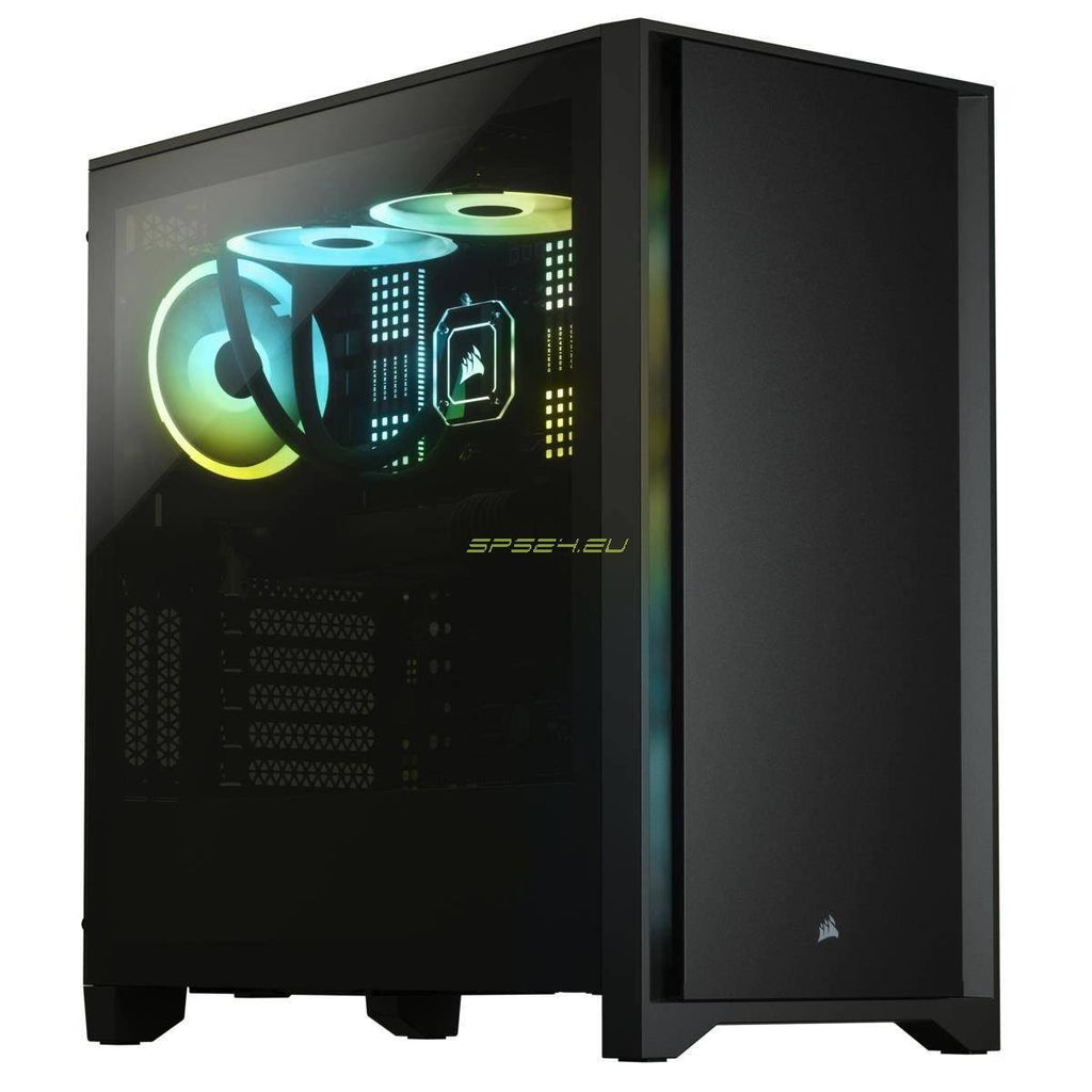 Black Tempered Glass Mid-Tower ATX Case D635