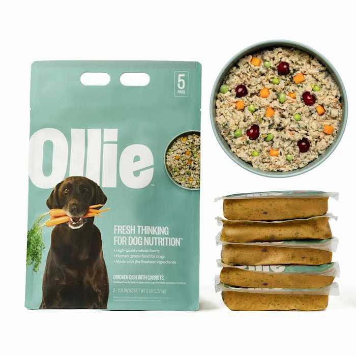 Chicken Dish with Carrots Fresh Frozen Dog Food U7542