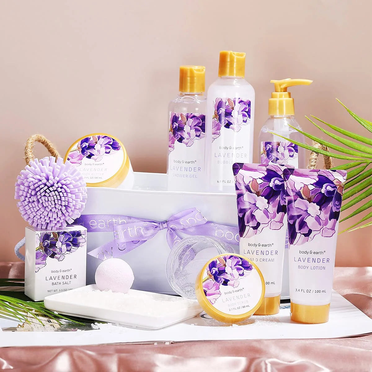 11 Pcs Lavender Bath Gift Sets W31194