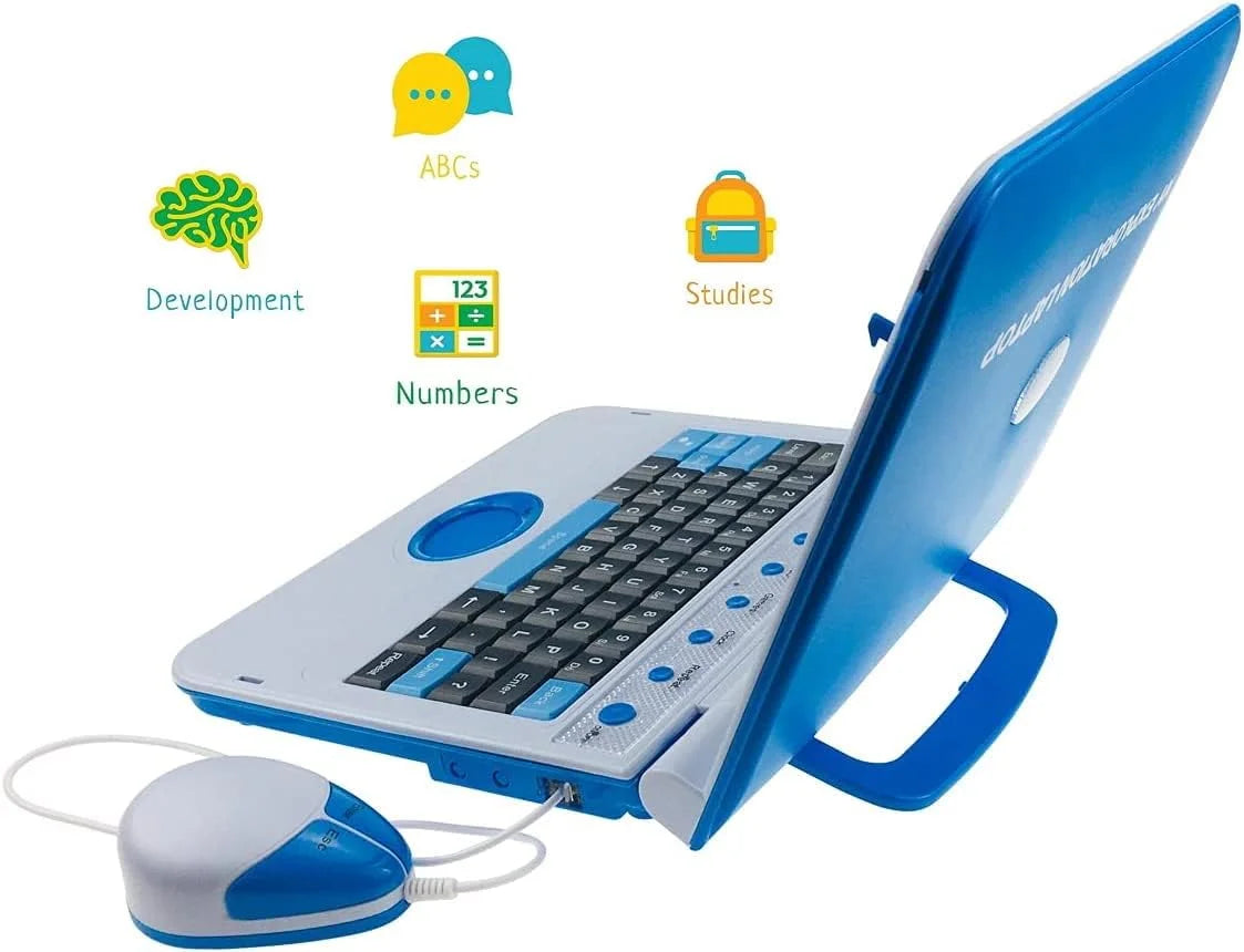 Blue Children's Educational Interactive Laptop with LCD Screen G5995