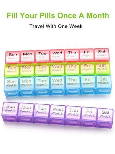 Large Monthly Pill Organizer 28 Day Medication Organizer I474551