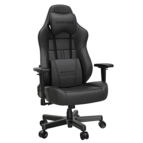 White Leather Ergonomic Gaming Chair with Lumbar Support C652535