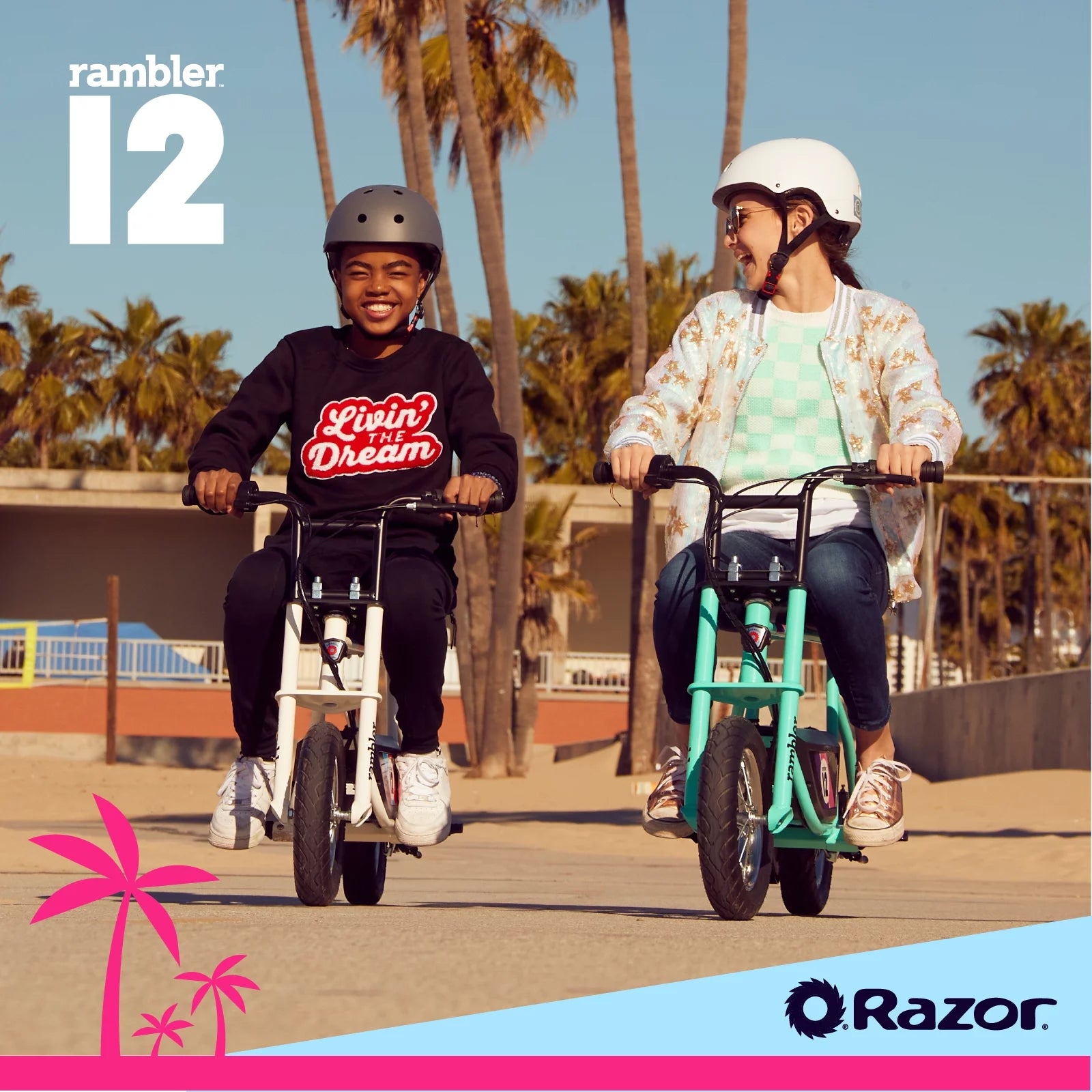 12 Seated Electric Scooter, White, 12" Air-Filled Tires Y720209
