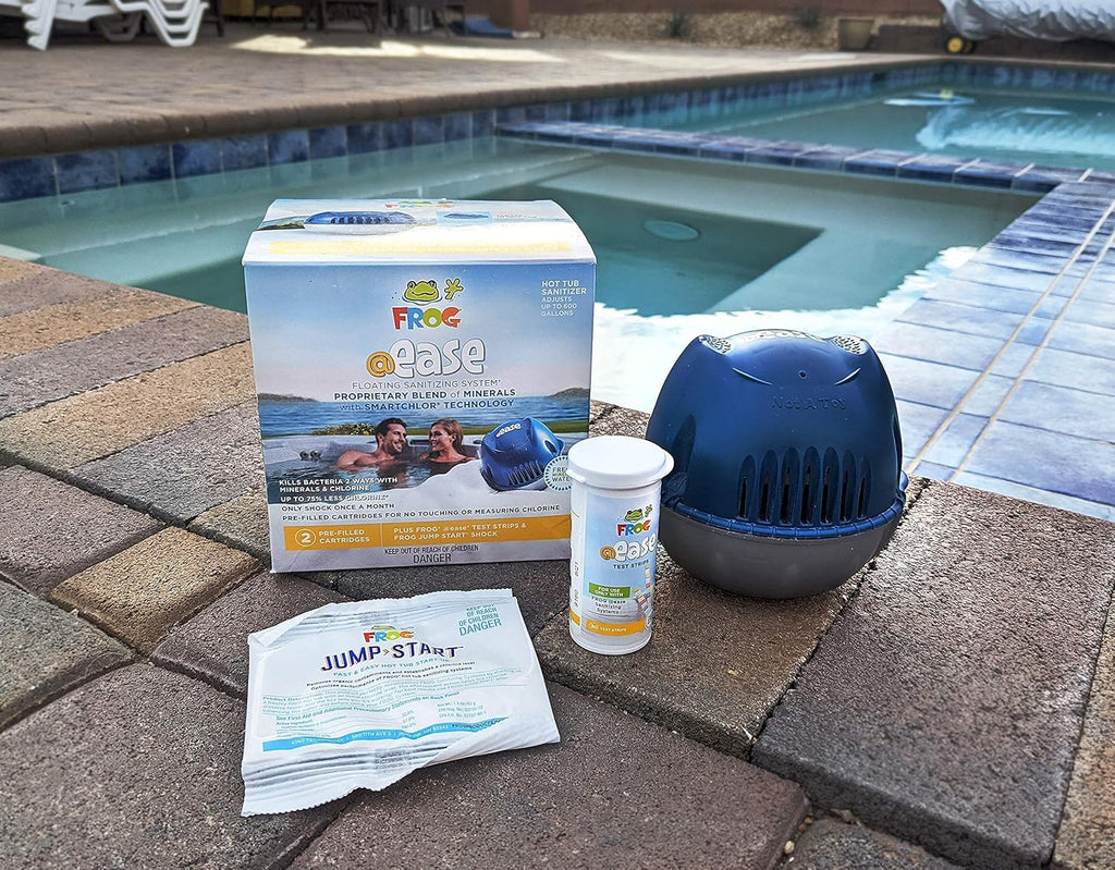 Floating Sanitizing System for Tubs and Spas with SmartChlor 3pk Refill Kit A951800