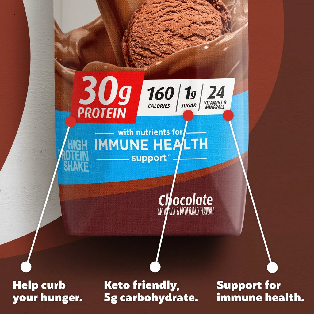 Café Latte 30g Protein 11 fl oz 12 Ct Protein Shake C7022
