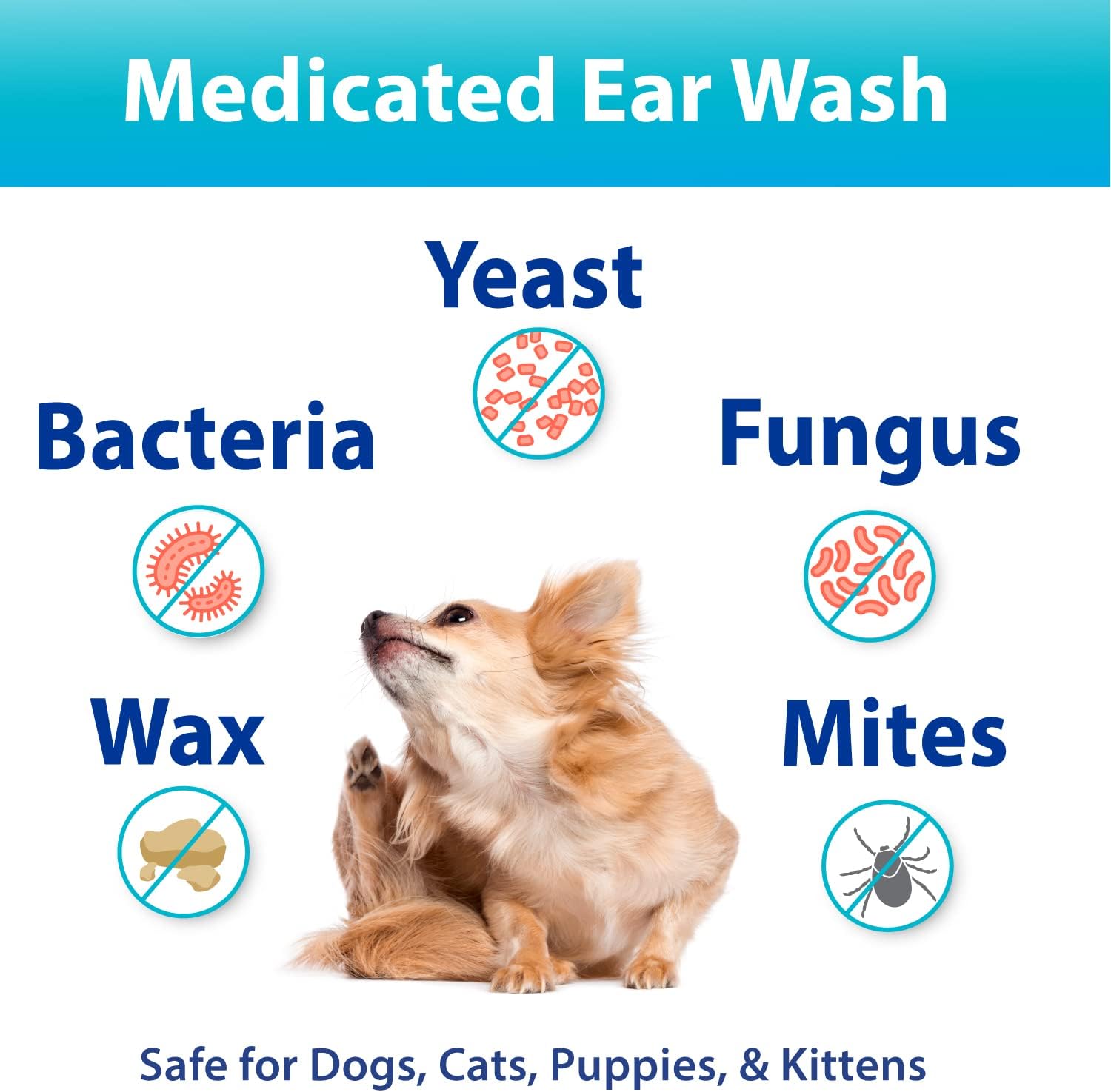 Dog Ear Infection Treatment Solution - 8oz H866
