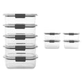18-Piece Clear Food Storage Container Set G423068